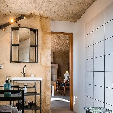 La cavée du coteau, petit cocon troglodytique avec spa d avril à septembre Vouvray Extérieur photo